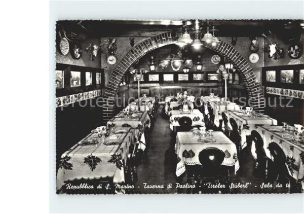 San Marino Repubblica Taverna di Paolino Tiroler Stüberl Sala