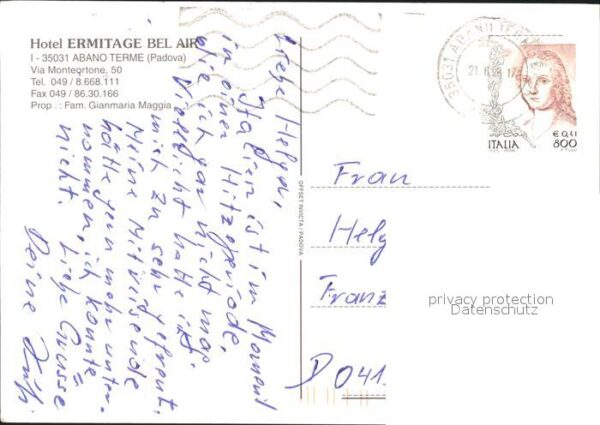 Abano Terme Hotel Ermitage Belair – Bild 2