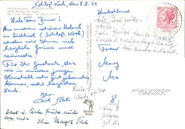 Eppan Suedtirol Hotel Restarant Schloss Korb – Bild 2