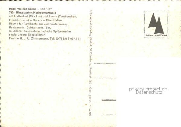 Hinterzarten Hotel Weisses Rössle – Bild 2