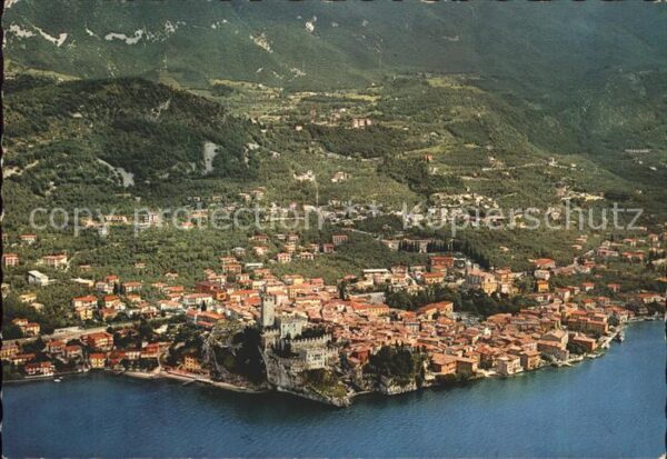 Malcesine Lago di Garda Fliegeraufnahme