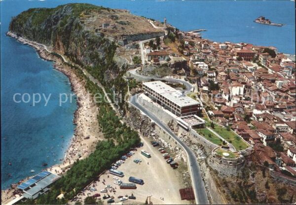 Nauplia Nauplion Bourdzi Fliegeraufnahme