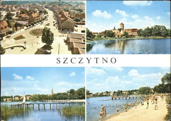 Szczytno Przystari zeglarska Jeziorem Dlugim