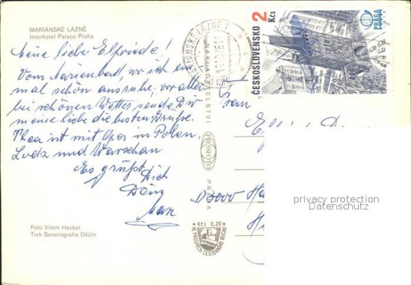 Marianske Lazne Inerhotel Palace Praha – Bild 2