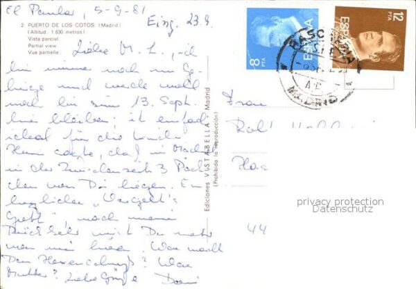 Madrid Spain Puerto de los Cotos – Bild 2