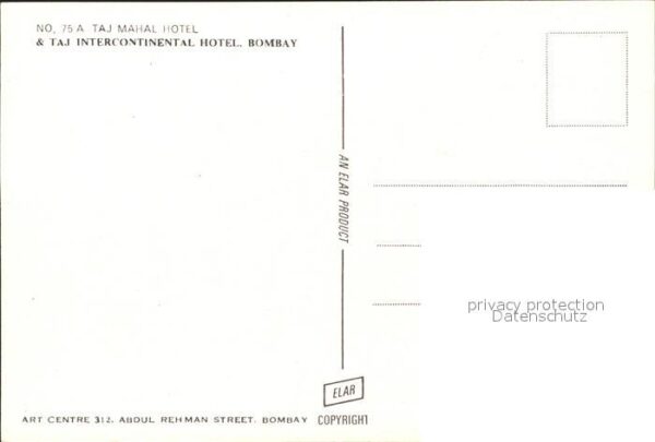 Bombay Mumbai Taj Mahal Hotel – Bild 2