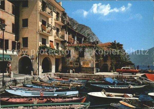 Limone sul Garda Lago di Garda Alt kleine Hafen