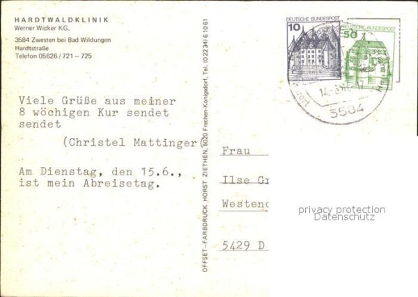 Bad Wildungen Hardtwaldklinik Zwesten – Bild 2