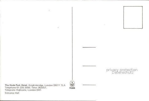 London Hyde Park Hotel Knightsbridge – Bild 2