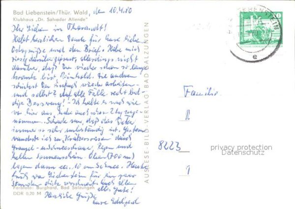 Bad Liebenstein Klubhaus Dr Salvador Allende – Bild 2