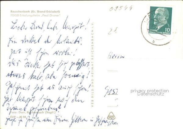 Rauschenbach Neuhausen FDGB Erholungsheim Paul Gruner – Bild 2