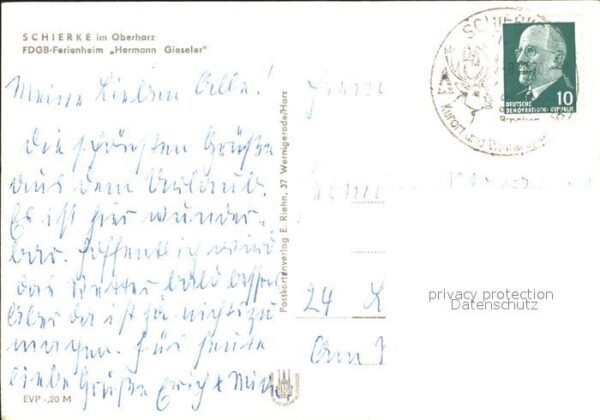 Schierke Harz Ferienheim Hermann Gieselar – Bild 2