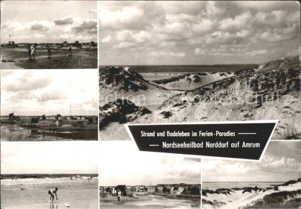 Norddorf Amrum Strand Badeleben