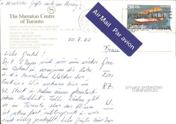Toronto Canada Sheraton Centre – Bild 2