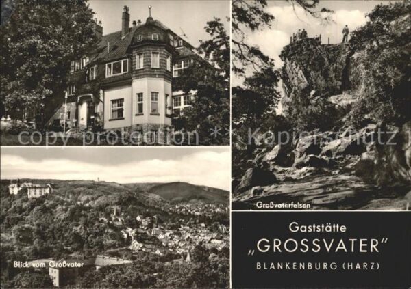 Blankenburg Harz Gaststätte Grossvaterfelsen