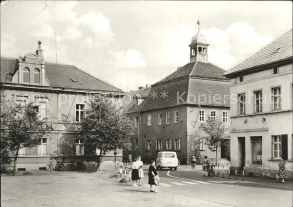 Jessnitz Anhalt Rathaus Sparkasse