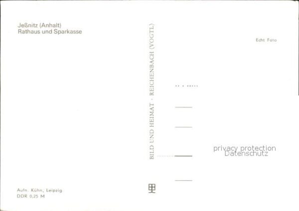 Jessnitz Anhalt Rathaus Sparkasse – Bild 2