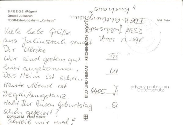 Breege Ruegen Juliusruh Erholungsheim Kurhaus – Bild 2