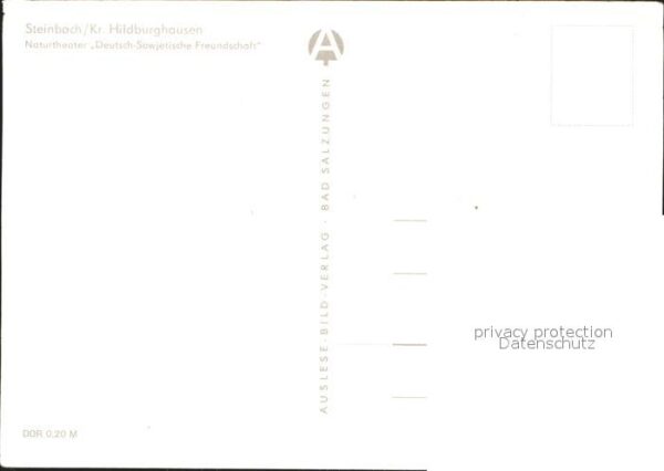Steinbach Hildburghausen Naturtheater Deutsch Sowjetische Freund – Bild 2