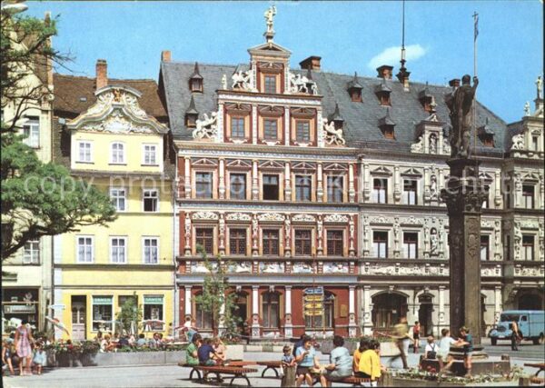Erfurt Fischmarkt Roland Haus Breiten Herd