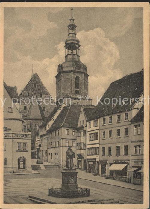 Eisleben Markt Lutherdenkmal