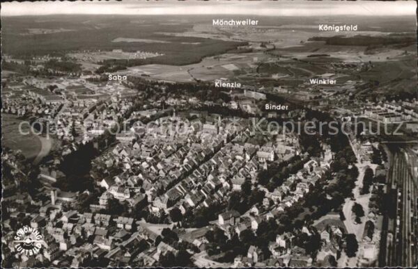 Villingen-Schwenningen Fliegeraufnahme Mönchweiler Königsfeld