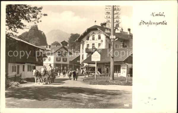 Kochel See Strassenpartie