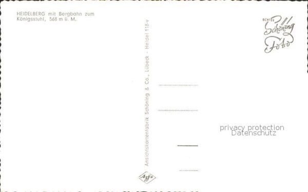 Heidelberg Neckar Bergbahn zum Königsstuhl – Bild 2