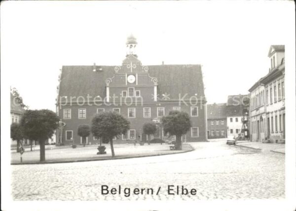Belgern Elbe Strassenansicht