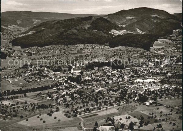 Zell Harmersbach Fliegeraufnahme