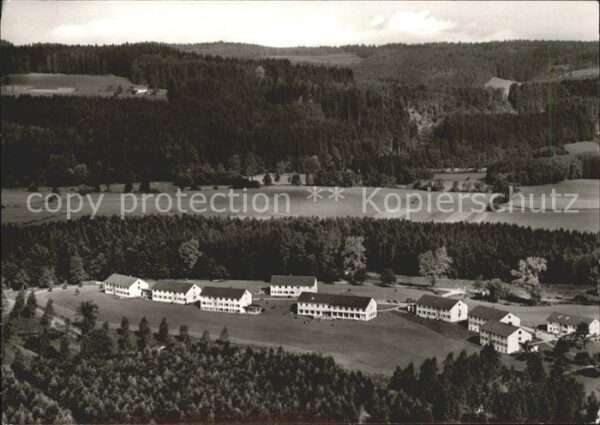 Neutrauchburg Mechensee Kuranstalt Fliegeraufnahme