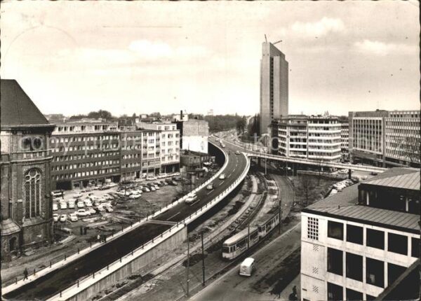 Duesseldorf Hochstrasse Thyssen Haus Jan Wellem Pla