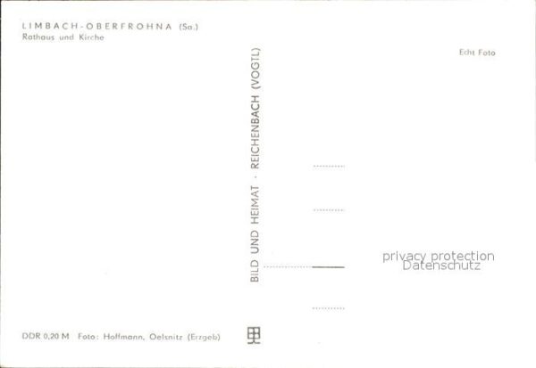 Limbach-Oberfrohna Rathaus Kirche – Bild 2