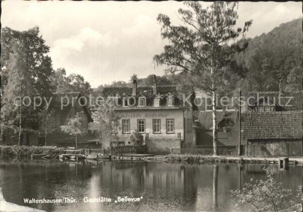 Waltershausen Gotha Gaststätte Bellevue