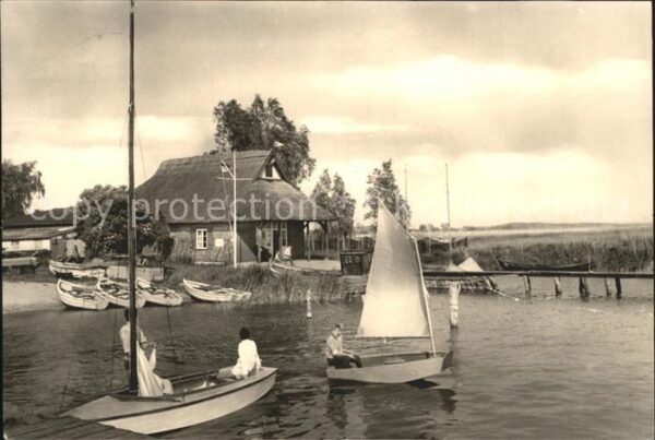 Zinnowitz Ostseebad Usedom Achterwasser Segelboot
