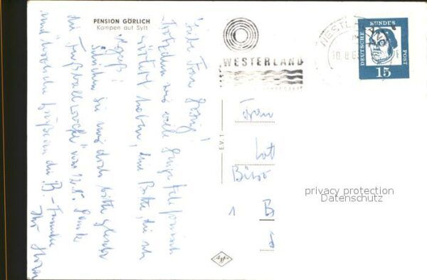 Kampen Sylt Pension Görlich – Bild 2
