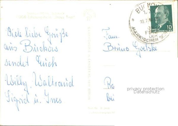 Buckow Maerkische Schweiz FDGB Erholungsheim Haus Tirol – Bild 2