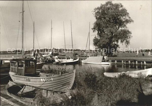 Zinnowitz Ostseebad Usedom Achterwasser Hafen Boote