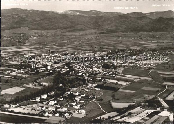 Bad Krozingen Schauinsland Wiedener Eck Belchen