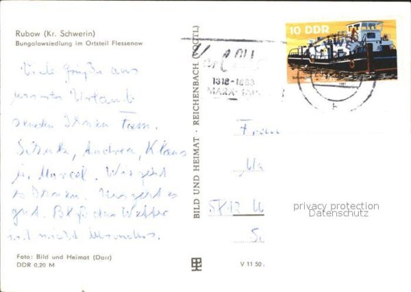 Rubow Bungalowsiedlung Flessenow – Bild 2