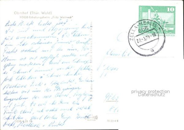 Oberhof Thueringen FDGB Erholungsheim Fritz Weineck – Bild 2