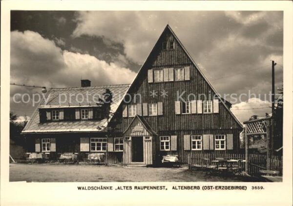 Altenberg Erzgebirge Waldschänke Altes Raupennest