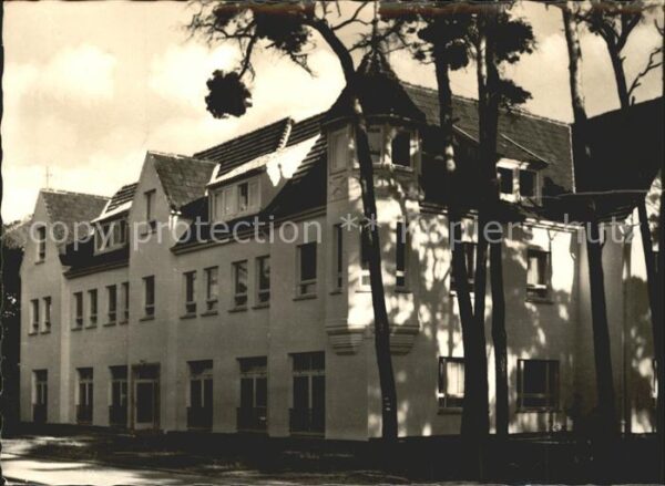 Kuehlungsborn Ostseebad FDGB Erholungsheim Phillipp Müller