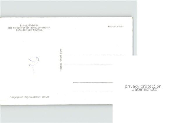 Neuwied Rhein Erholungsheim Farbenfariken Leverkusen – Bild 2