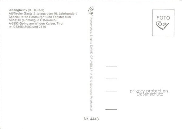 Going Wilden Kaiser Tirol Stanglwirt Restaurant – Bild 2