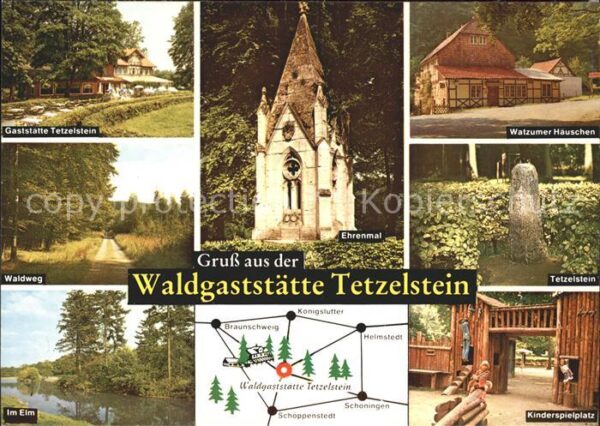 Koenigslutter Elm Waldgasstätte Tetzelstein Ehrenmal Elm