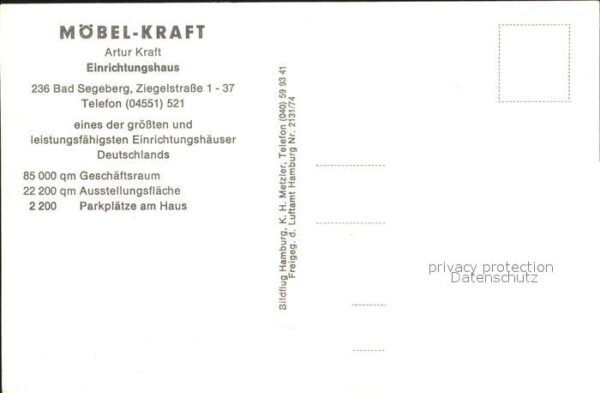 Bad Segeberg Fliegeraufnahme Möbek-Kraft Einrichtung – Bild 2