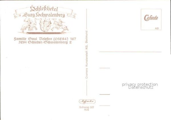 Schwalenberg Stadtchronik Schlosshotel Burg Schwalen – Bild 2