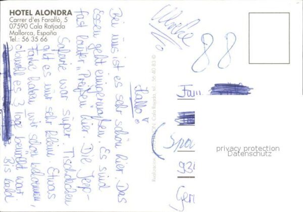 Cala Ratjada Mallorca Hotel Alondra – Bild 2