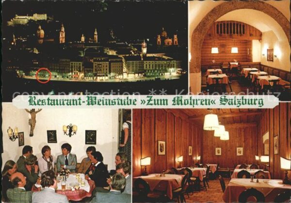 Salzburg Oesterreich Restaurant Weinstube Zum Mohren